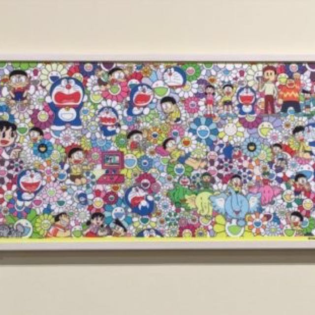 Takashi Murakami x Doraemon 2017 Fabric Cloth/Towel ...