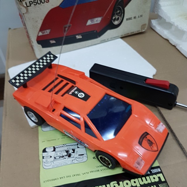 Vintage countach lp 500s rc remote control car, Hobbies