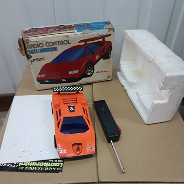 Vintage Lamborghini countach lp 500s rc remote control car, Hobbies & Toys,  Toys & Games on Carousell