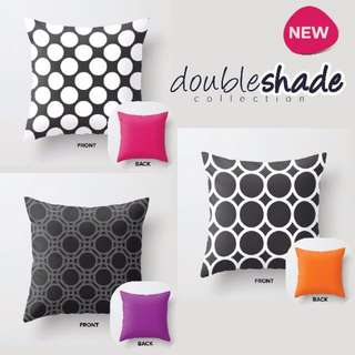 Monochrome Double Shade Collection Throw Pillow Sham Cover