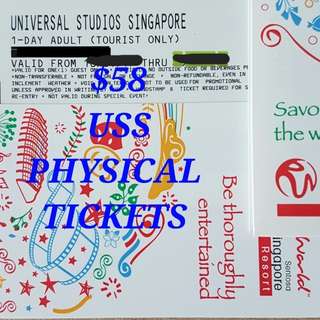 USS PHYSICAL TICKETS ADULT x2
