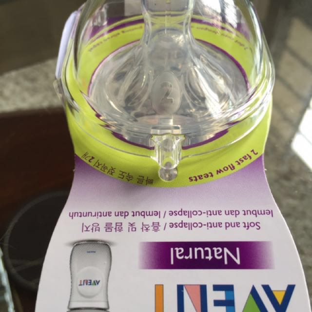 avent natural nipple sizes