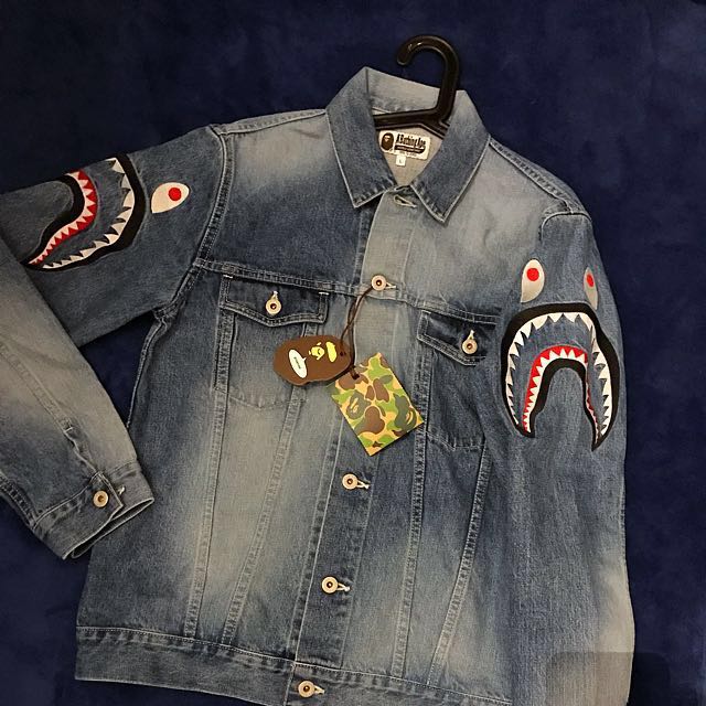 bathing ape denim jacket