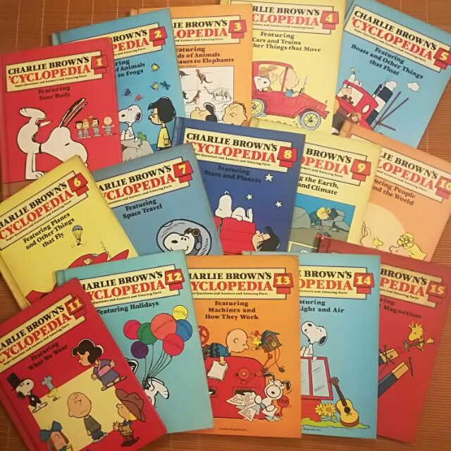 Charlie Brown's 'Cyclopedia 15 Volume Set, Hobbies & Toys, Books