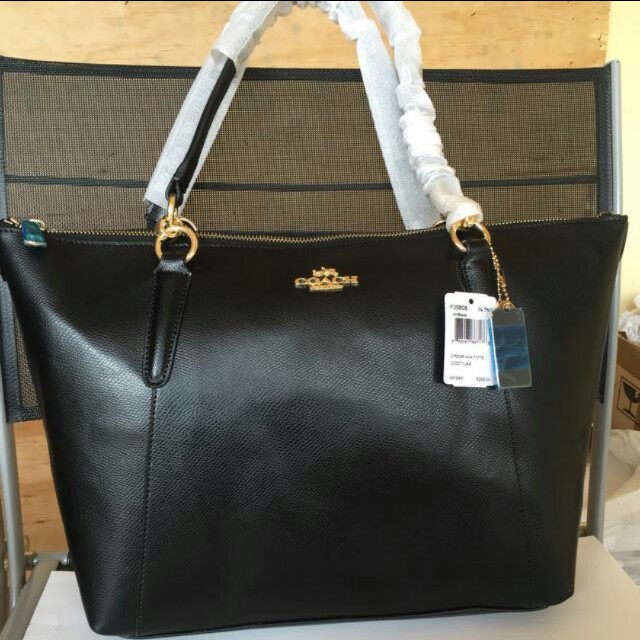 coach ava tote size