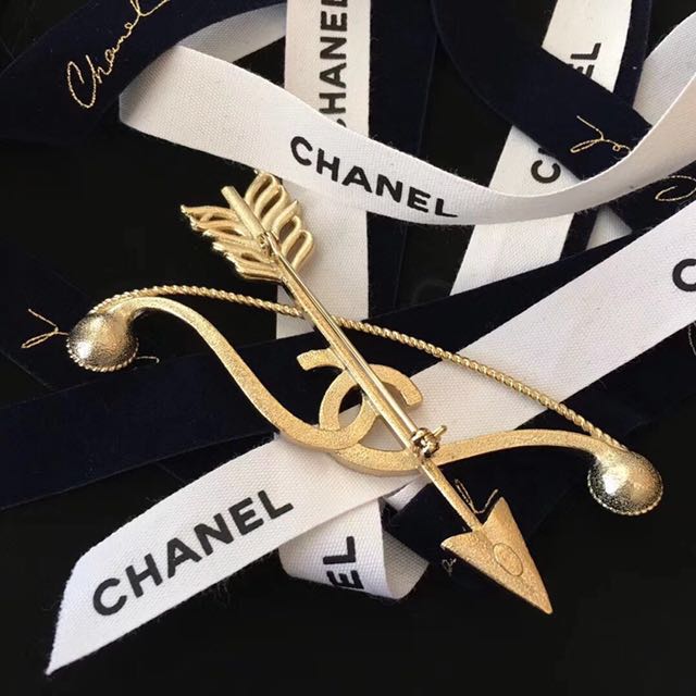 Coco Chanel Arrow brooch Luxury on Carousell