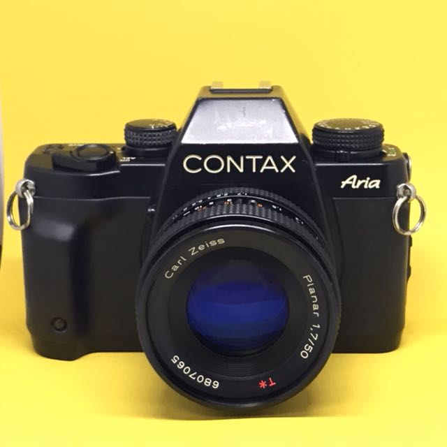 在庫定番アリア　CONTAX Aria Planar 50mm F1.7レンズセット フィルムカメラ