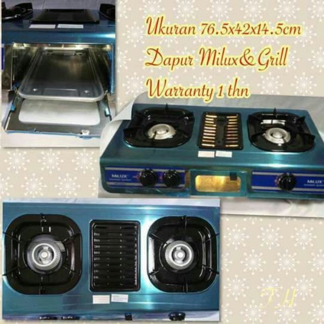 Dapur 2 Tungku Dengan Grill Kitchen Liances On Carou Photo