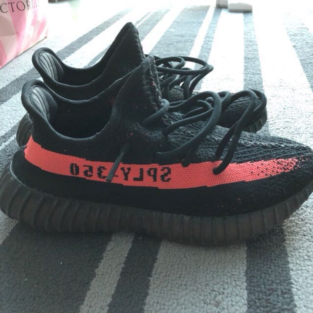 Authentic yeezy Black Friday red with 