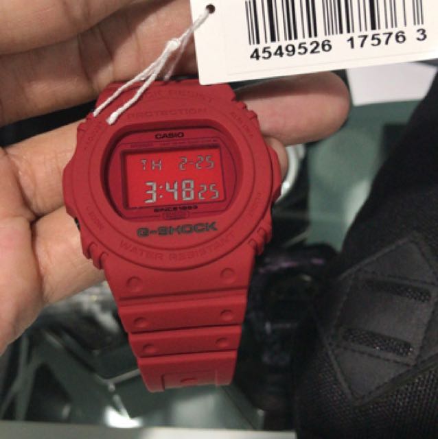 G Shock Red Out Limited Edition Dw 5735c 4dr Men S Fashion Watches On Carousell
