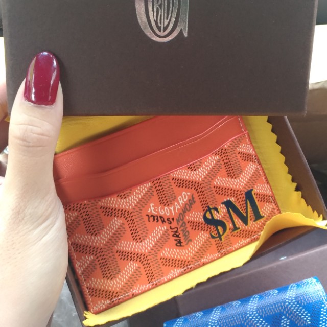 Goyard 2025 wallet personalized