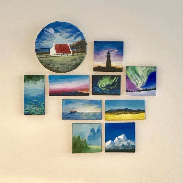 Helen S Mini Canvas Original Painting For Sale Design Craft