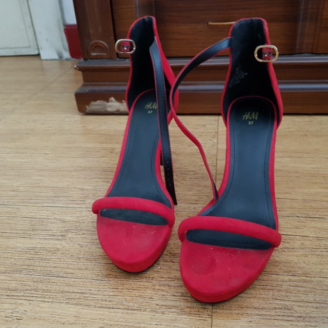 h&m red heels