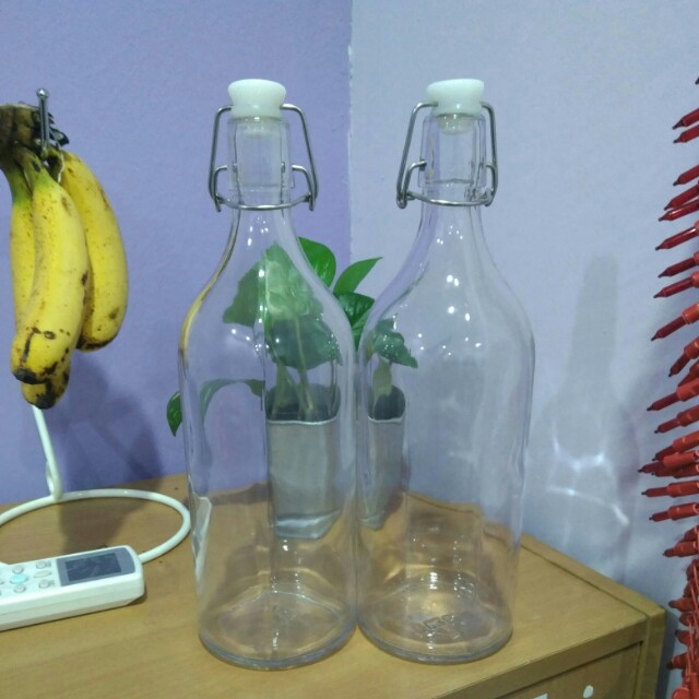 Ikea Glass Bottle Water Kitchen Appliances On Carou Photo