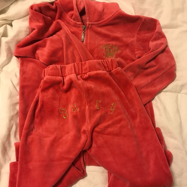 kids juicy tracksuit