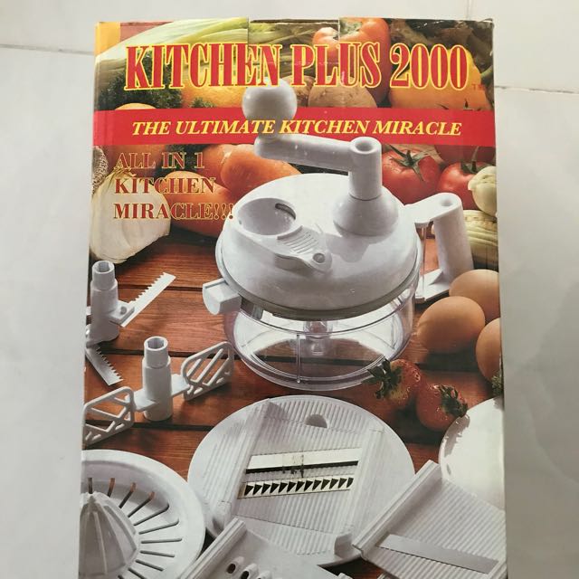 Kitchen Plus 2000 Multi Use Portable Handheld Blender Dicer With Sliver And Whip Attachments And Chopping Blades Juicer Home Appliances On Carousell