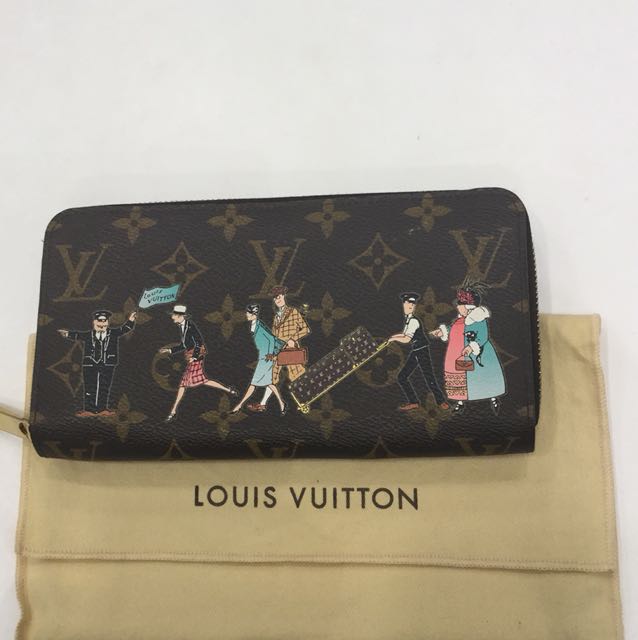 Louis Vuitton Limited Edition Monogram Canvas ILLUSTRE Zippy Wallet
