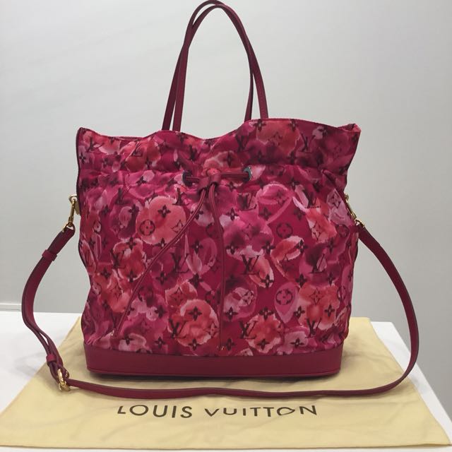 Louis Vuitton Indian Rose Monogram Ikat Floral Nylon Limited Edition  Noefull Bag Louis Vuitton