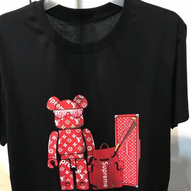 Louis Vuitton Supreme Cartoon Bear T-Shirt - Theaffordableshirt.com
