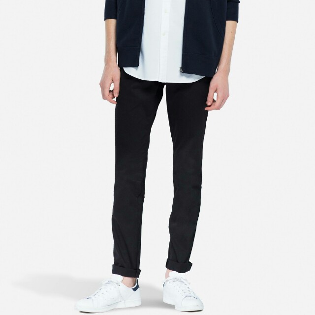 Men ultra stretch skinny shop fit chino flat front pants