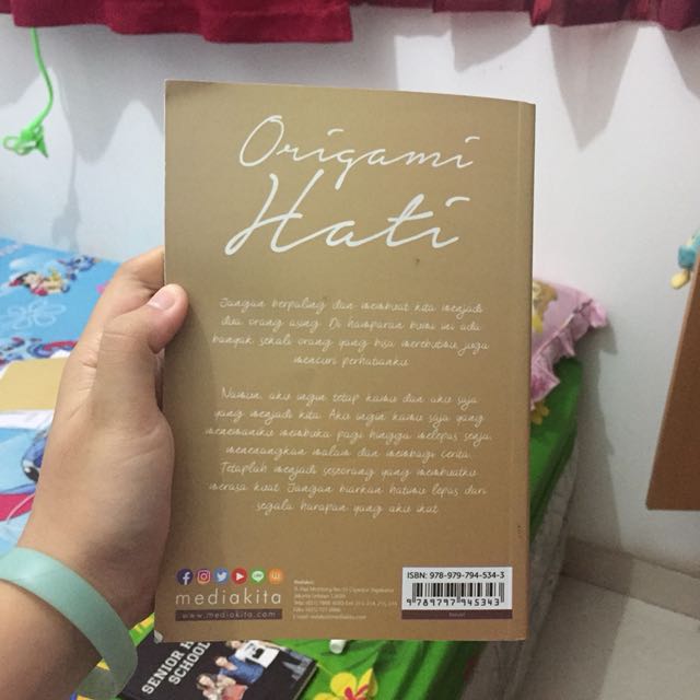 Origami Hati Boy Candra Books Stationery Books On
