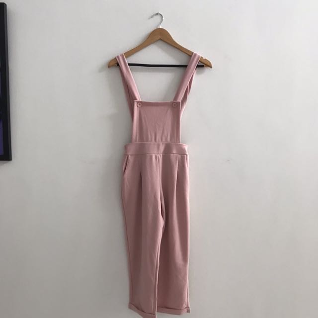 pink dress overalls