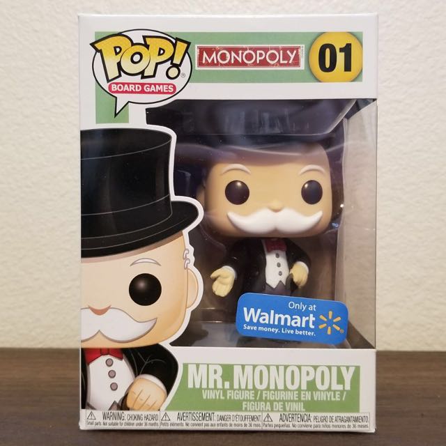 mr monopoly funko pop