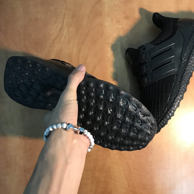 Ultra boost triple hotsell black 4.0 restock