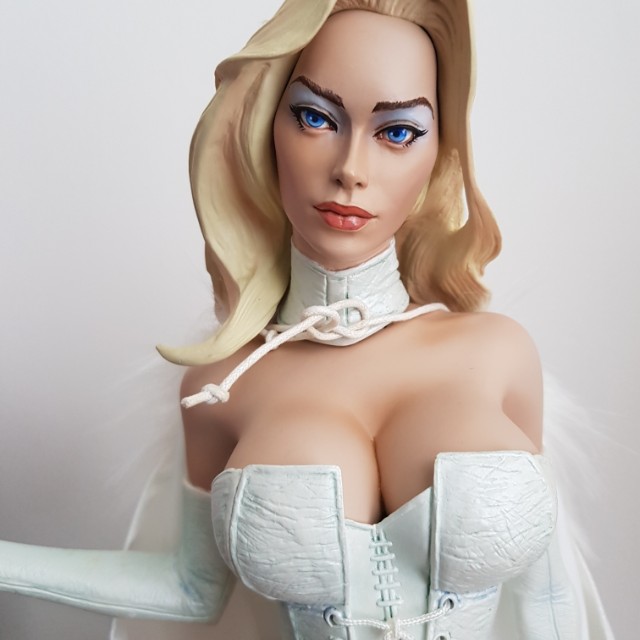 Sideshow Emma Frost Hellfire Club Premium Format Regular Repainted Eyes,  Hobbies & Toys, Toys & Games on Carousell