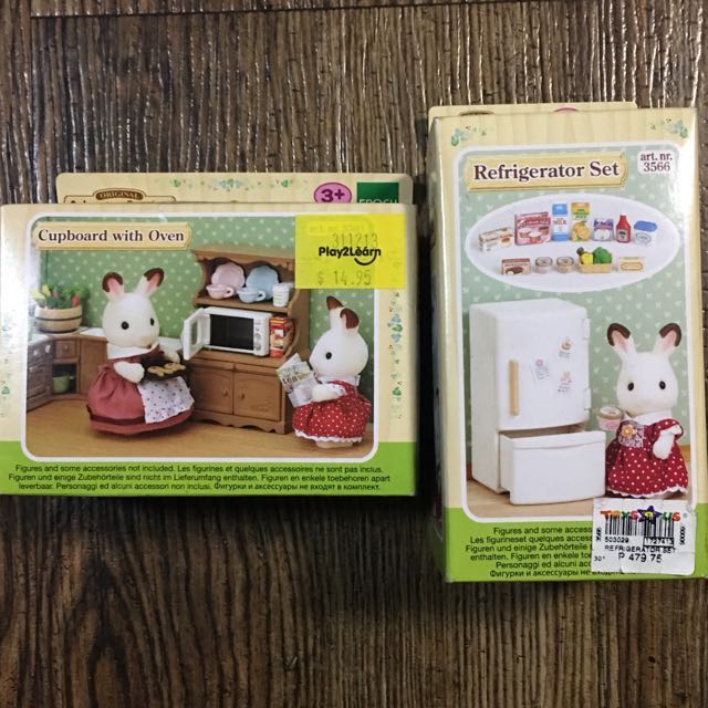 sylvanian families cupboard with oven