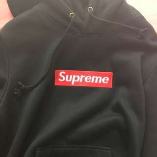 Supreme Box Logo Hoodie - Red FW14 - Used