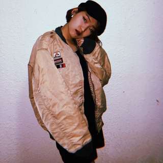 卡其飛行外套 男友外套