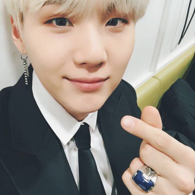 BTS Suga Min Yoongi inspired ring