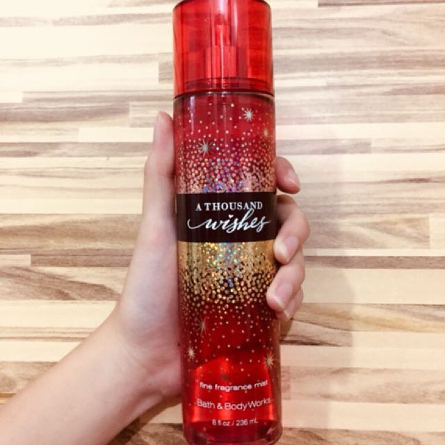 Bath And Body Works Fine Fragrance Mist A Thousand Wishes 236ml Health Beauty Perfumes Nail Care Others On Carousell