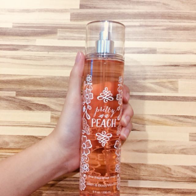 Bath and body works pretty as a peach 2025 perfume