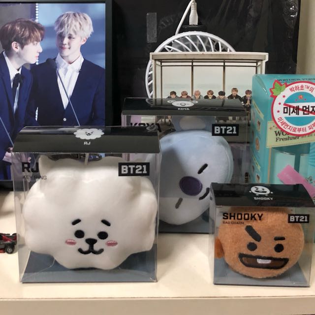 BT21 Shooky Bag Charm Hobbies Toys Memorabilia Collectibles Fan Merchandise on Carousell