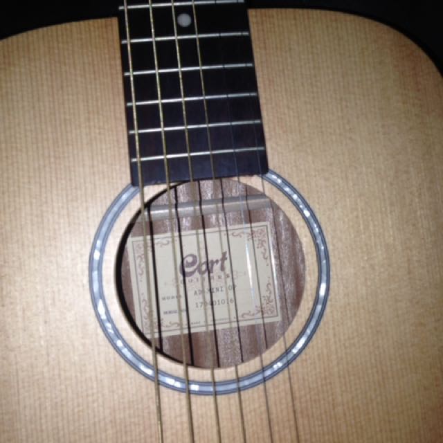 Cort 3 4 Baby Guitar Ad Mini Op Musik Media Alat Di Carousell