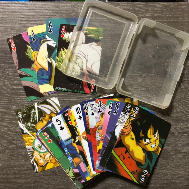 Dragonball Poker Cards Toys Games Board Games Cards On Carousell