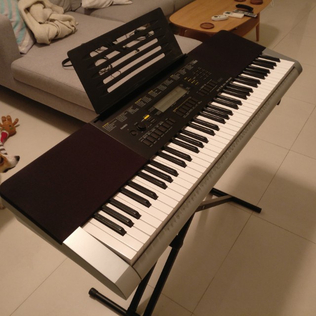Electronic Piano Casio Keyboard WK-240, Hobbies \u0026 Toys, Music \u0026 Media,  Musical Instruments on Carousell