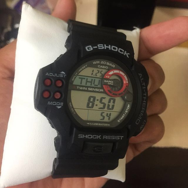 G shock Altimeter Barometer Thermometer GDF 100 Rare Condition 9.9 10. With Gshock Japan Box. Men s Fashion Watches Accessories Watches on Carousell