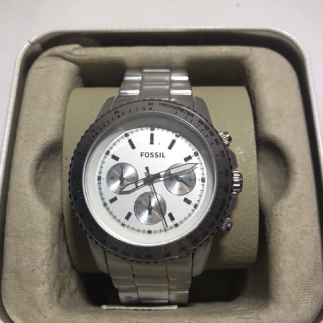 Jam Fossil Stainless Steel 52mm, Barang 