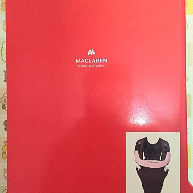 maclaren techno baby carrier