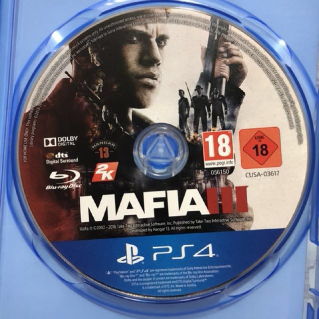 Mafia 3 PS4, Video Gaming, Video Games, PlayStation on Carousell