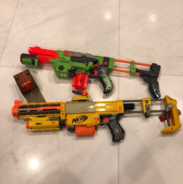 b and m nerf guns