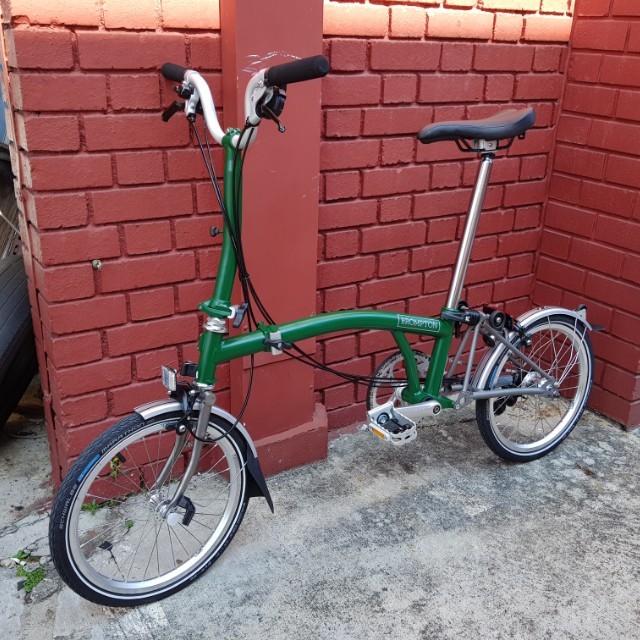Brompton british sale racing green