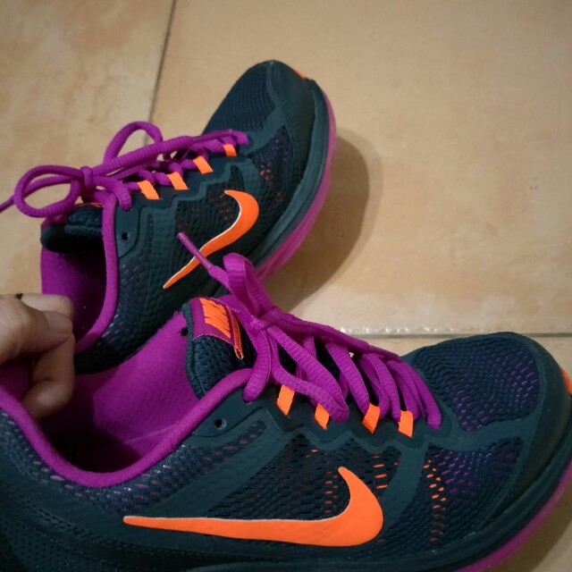 Nike sneakers purple and grey Women s Fashion Footwear Sneakers