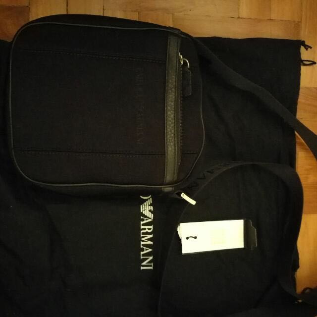 armani flight bag