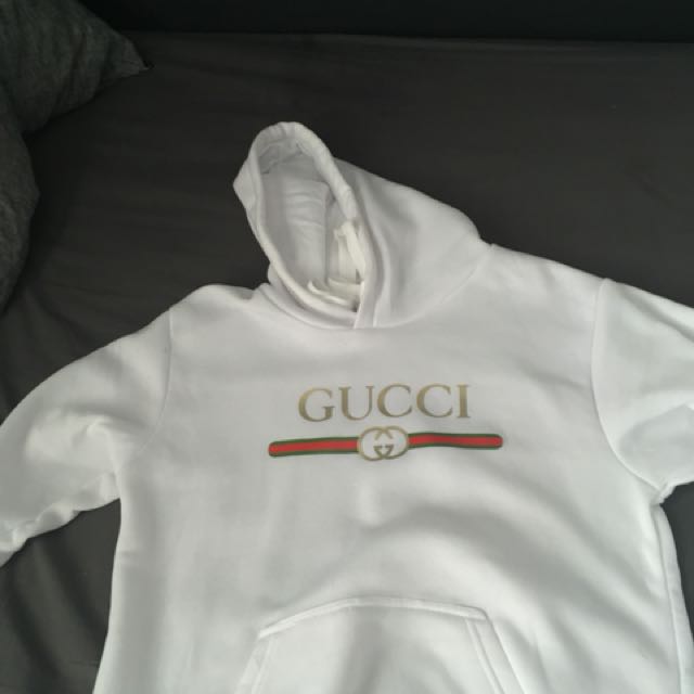 Size S Fake white Gucci jumper, Men's 