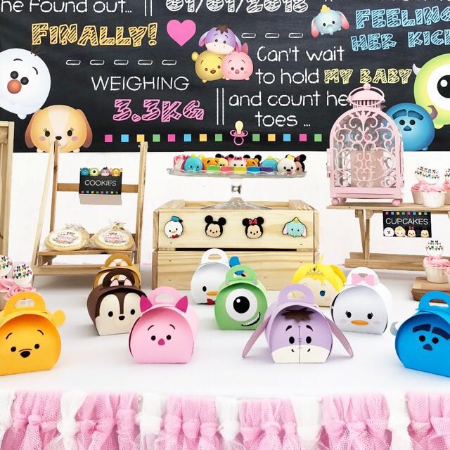 Tsum Tsum Party Decoration Baby Shower Bulletin Board Looking