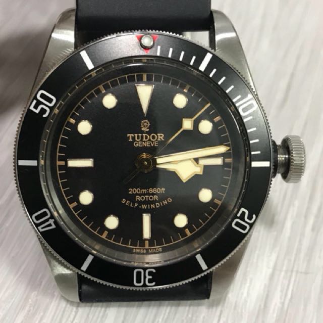 Tudor black hot sale bay smiley